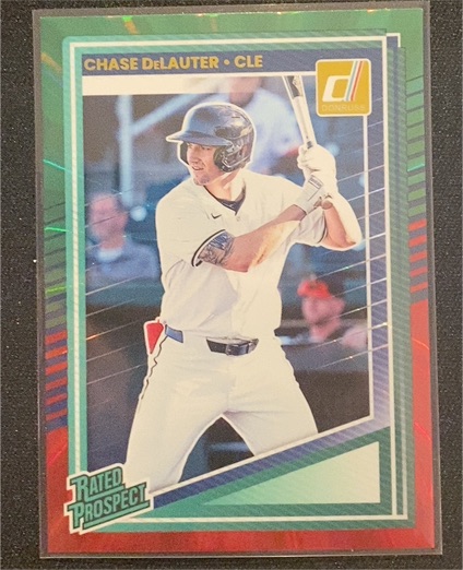 2022 Donruss Rated Prospect #RP-1 Chase DeLauter — front