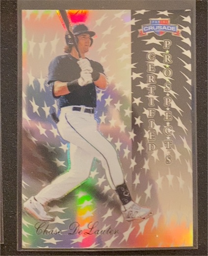 2021 Panini Crusade Certified Prospects #CP-3 Chase DeLauter — front