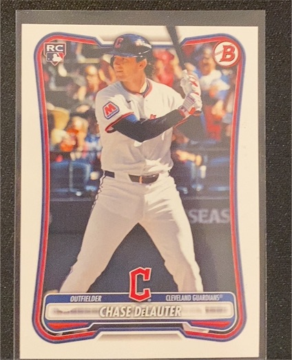 2022 Bowman #RC Chase DeLauter — front