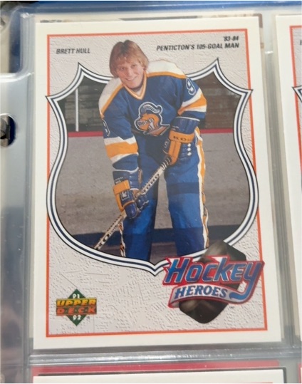 1991 Upper Deck Hockey Heroes #33-88 Brett Hull — front