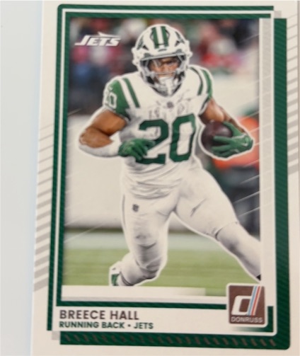 2022 Donruss #20 Breece Hall — front