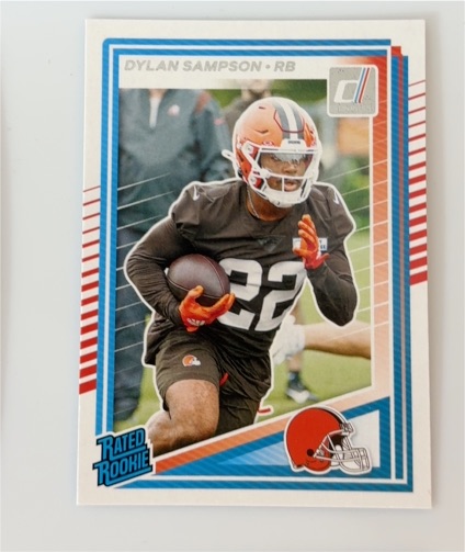 2022 Donruss Rated Rookie #RR-DS Dylan Sampson — front