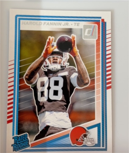 2021 Donruss #377 Harold Fannin Jr. — front