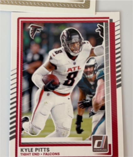 2021 Donruss #8 Kyle Pitts — front