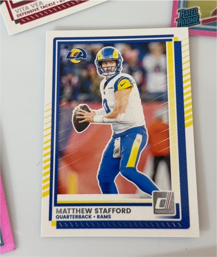 2021 Donruss #7 Matthew Stafford — front