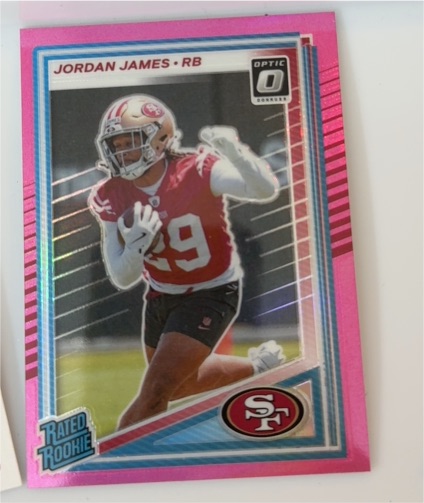 2022 Donruss Optic #289 Jordan James — front