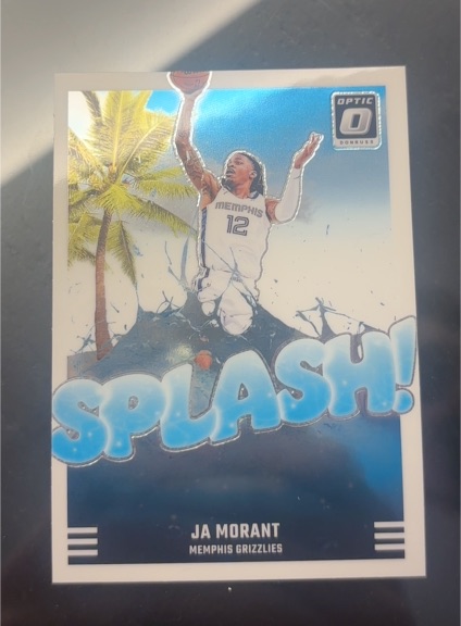 2020 Donruss Optic Basketball Splash! Ja Morant — front