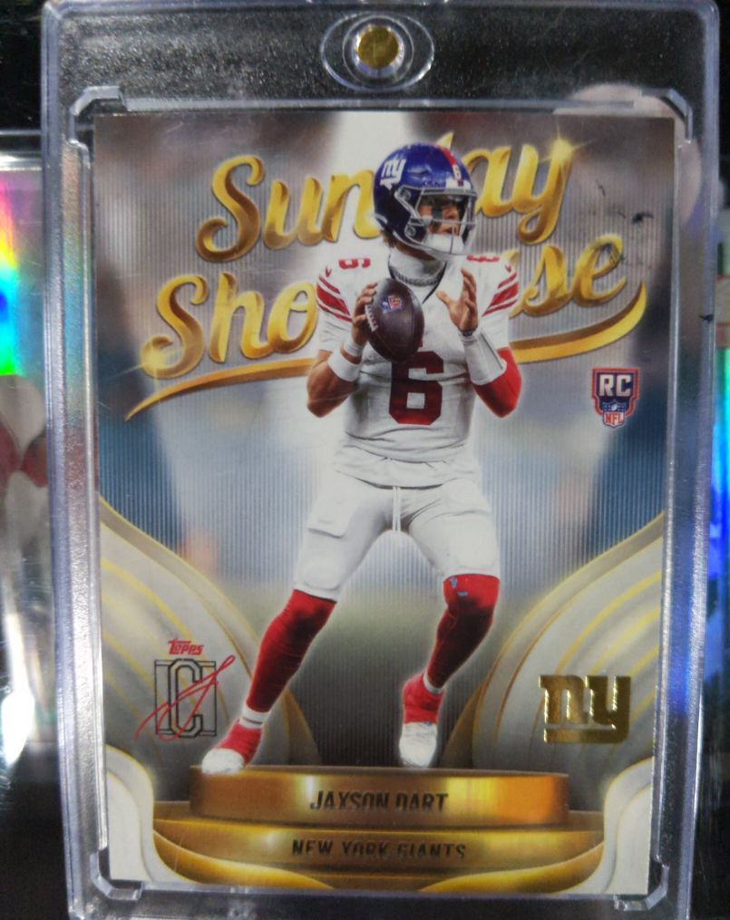 2022 Topps Dynasty Sunday Showcase #SS-JD Jayson Dart — front