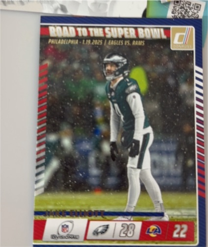 2023 Donruss Road to the Super Bowl Mike Elliott — front