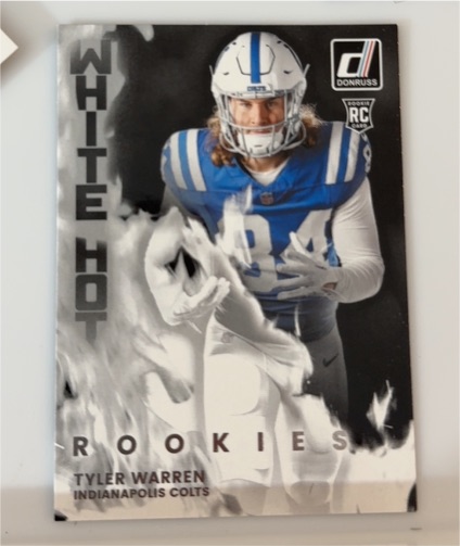 2022 Donruss White Hot Rookies Tyler Warren — front