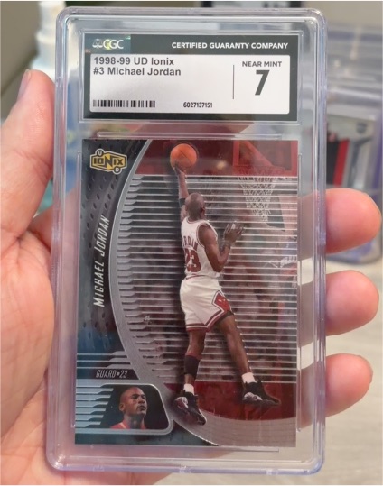1998-99 UD Ionix #3 Michael Jordan — front