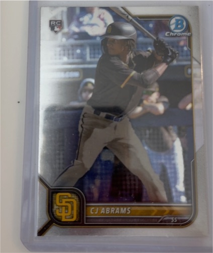 2020 Bowman Chrome #SS CJ Abrams — front