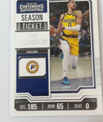 2021 Panini Contenders Basketball Season Ticket Tyrese Haliburton — front