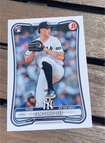 2023 Bowman #RC Cam Schlittler — front