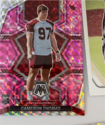 2021 Panini Mosaic #97 Cameron Thomas — front