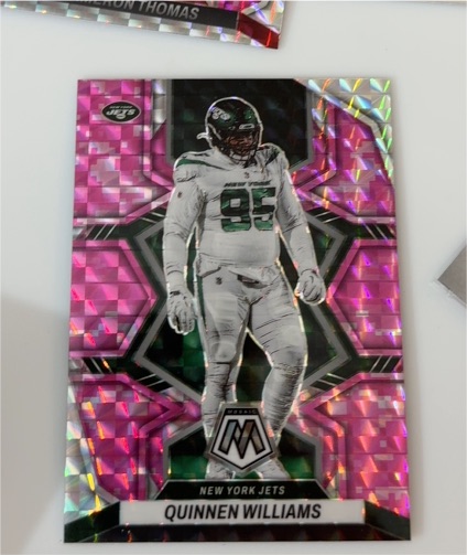 2020 Panini Mosaic #95 Quinnen Williams — front