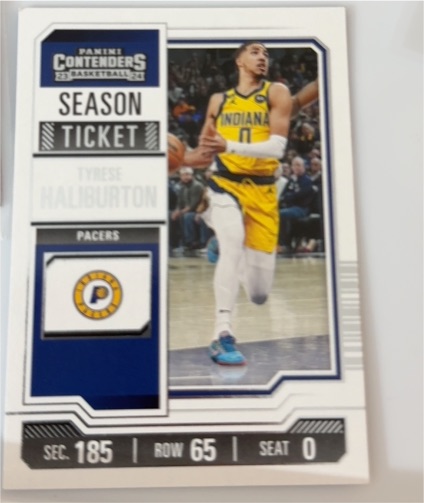 2023 Panini Contenders Basketball #Season Ticket Tyrese Haliburton — front