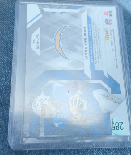 2021 Panini Josh Palmer #RX-JPA — front