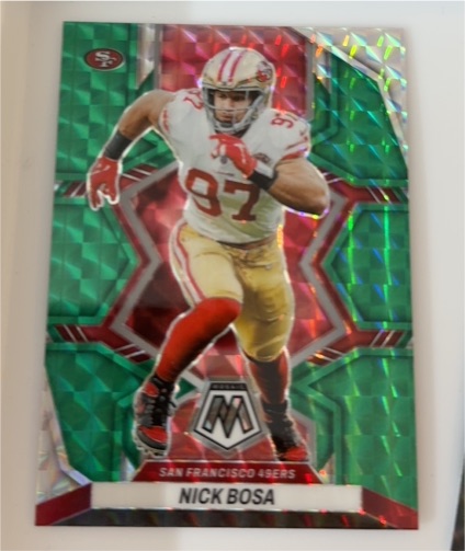 2020 Panini Mosaic #77 Nick Bosa — front