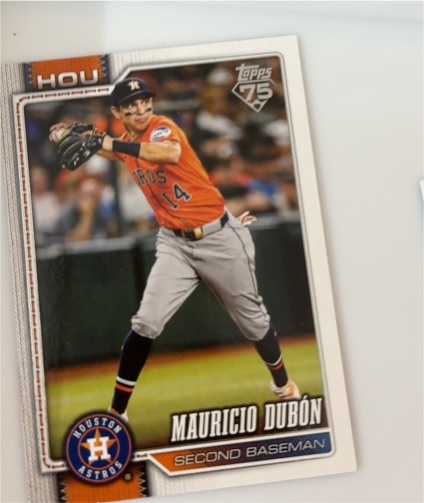 2022 Topps 75th Anniversary #HOU-14 Mauricio Dubón — front