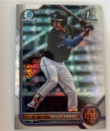 2022 Bowman Chrome #1st Willy Fanas — front
