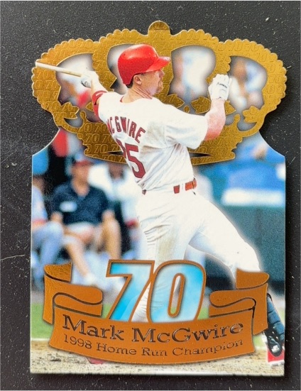 1998 Crown Royale #70 Mark McGwire 1998 Home Run Champion — front