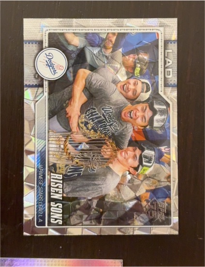 2022 Topps Series 1 #LAD-1 Risen Sons — front