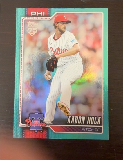 2021 Topps 75th Anniversary #PHI-1 Aaron Nola — front