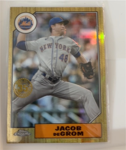 2021 Topps Chrome #48 Jacob deGrom — front