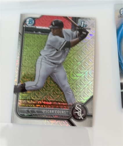 2021 Bowman Chrome Prospects #BCP-OS Oscar Colas — front