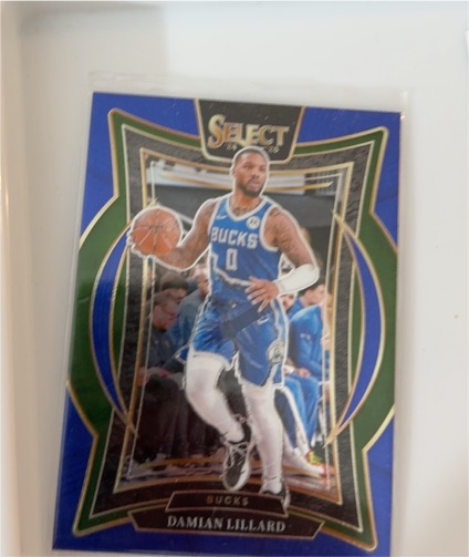 2022 Panini Select #0 Damian Lillard — front