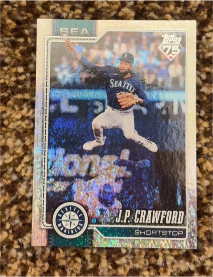 2022 Topps 75th Anniversary #SEA-JPC J.P. Crawford — front
