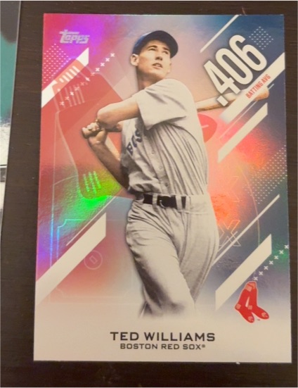 2021 Topps #406 Ted Williams — front
