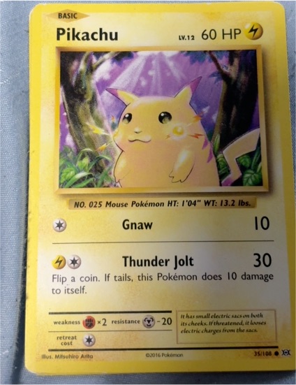 2016 Pokémon #35 Pikachu — front