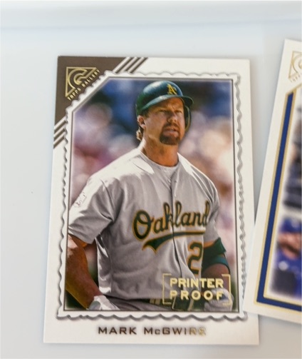 1993 Topps Gallery Printer Proof #PR1 Mark McGwire — front