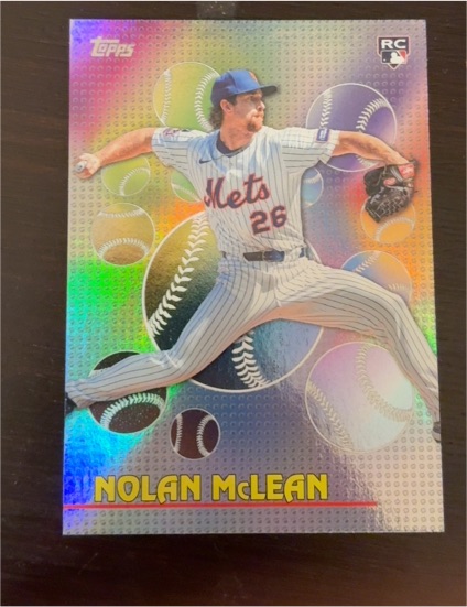 2022 Topps Nolan McLean Rookie Card — front
