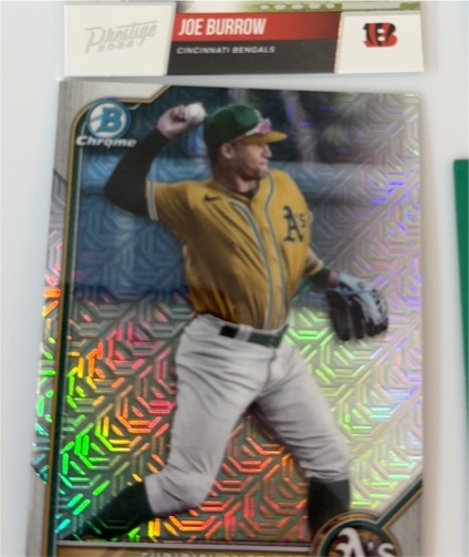 2020 Bowman Chrome #BCP-123 Matt Chapman — front