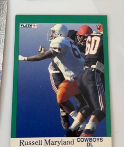 1991 Fleer # Russell Maryland — front
