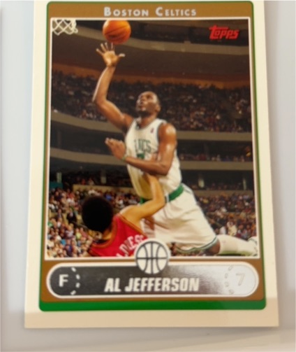 2007 Topps #7 Al Jefferson — front