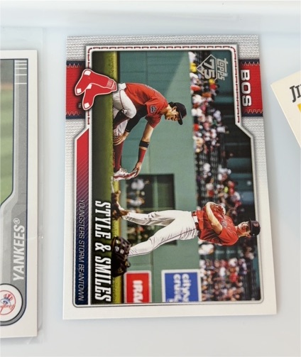 2021 Topps #STYLE & SMILES Monsters Storm Beantown — front