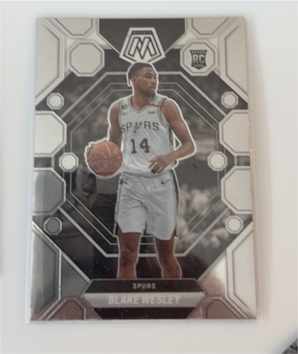 2021 Panini Mosaic #14 Blake Wesley — front