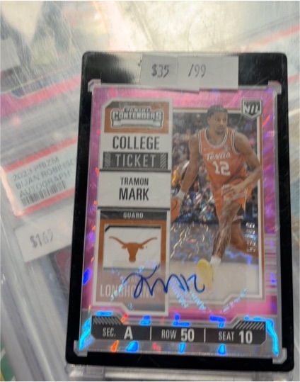 2023 Panini Contenders College Ticket #Tramon Mark — front