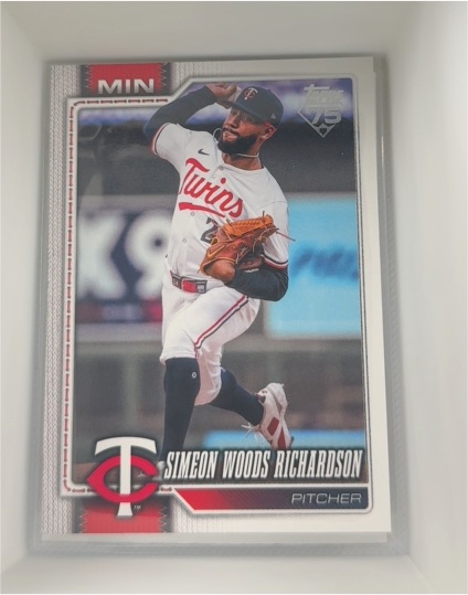 2021 Topps #MIN Simeon Woods Richardson — front