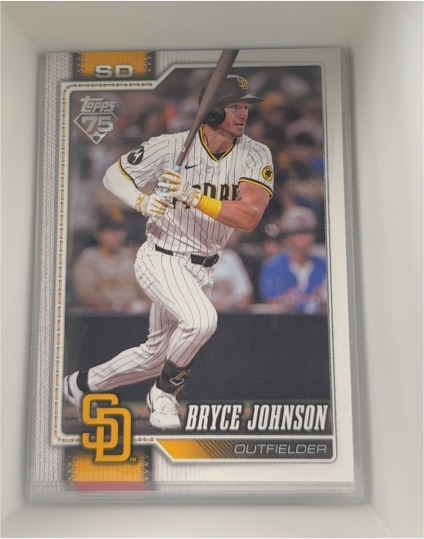 2022 Topps 75 #SD-75 Bryce Johnson — front