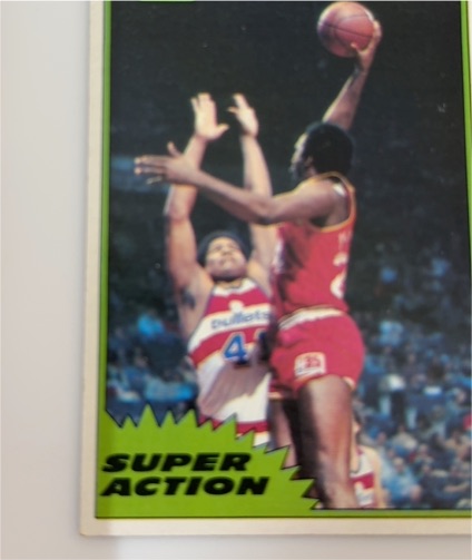 1981-82 Topps #110MW Moses Malone Super Action Houston Rockets — front