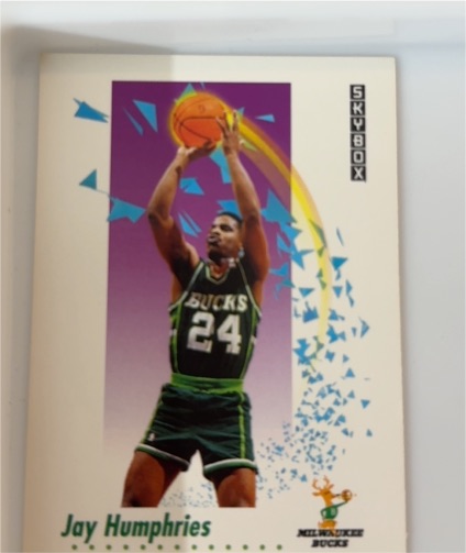 1990 SkyBox #24 Jay Humphries — front