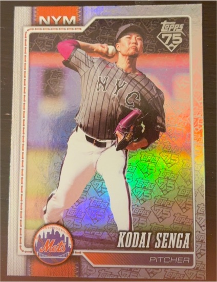 2023 Topps 75 #Kodai Senga New York Mets — front