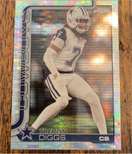 2021 Topps Chrome #7 Trevon Diggs — front