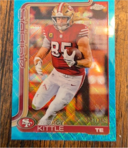 2020 Topps Chrome #135 George Kittle — front