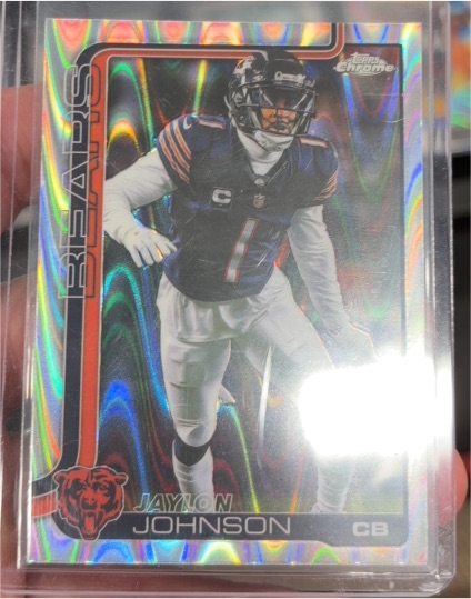 2021 Topps Chrome #19 Jaylon Johnson — front